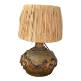 Ceramic lamp by Jean Pierre Gasnier vintage