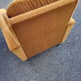 Ensemble canapé fauteuil vintage velours