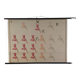 Vintage educational wall hanging roll chart biology genetics