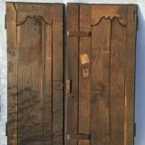 Old doors wardrobe for dressing or decoration