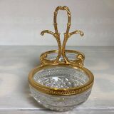 Double bowl servant in crystal Stella Genuine Lead Crystal