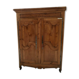 Armoire Louis XIV en merisier massif