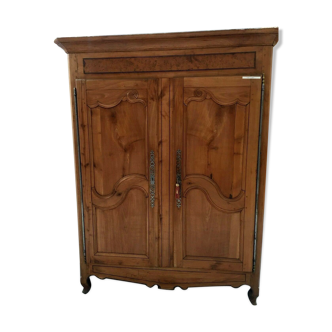 Louis XIV wardrobe in solid cherry