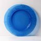Plat en verre cobalt vintage : pièce maîtresse du milieu du siècle, Borgonovo Italie