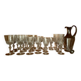 Service de verre cristal