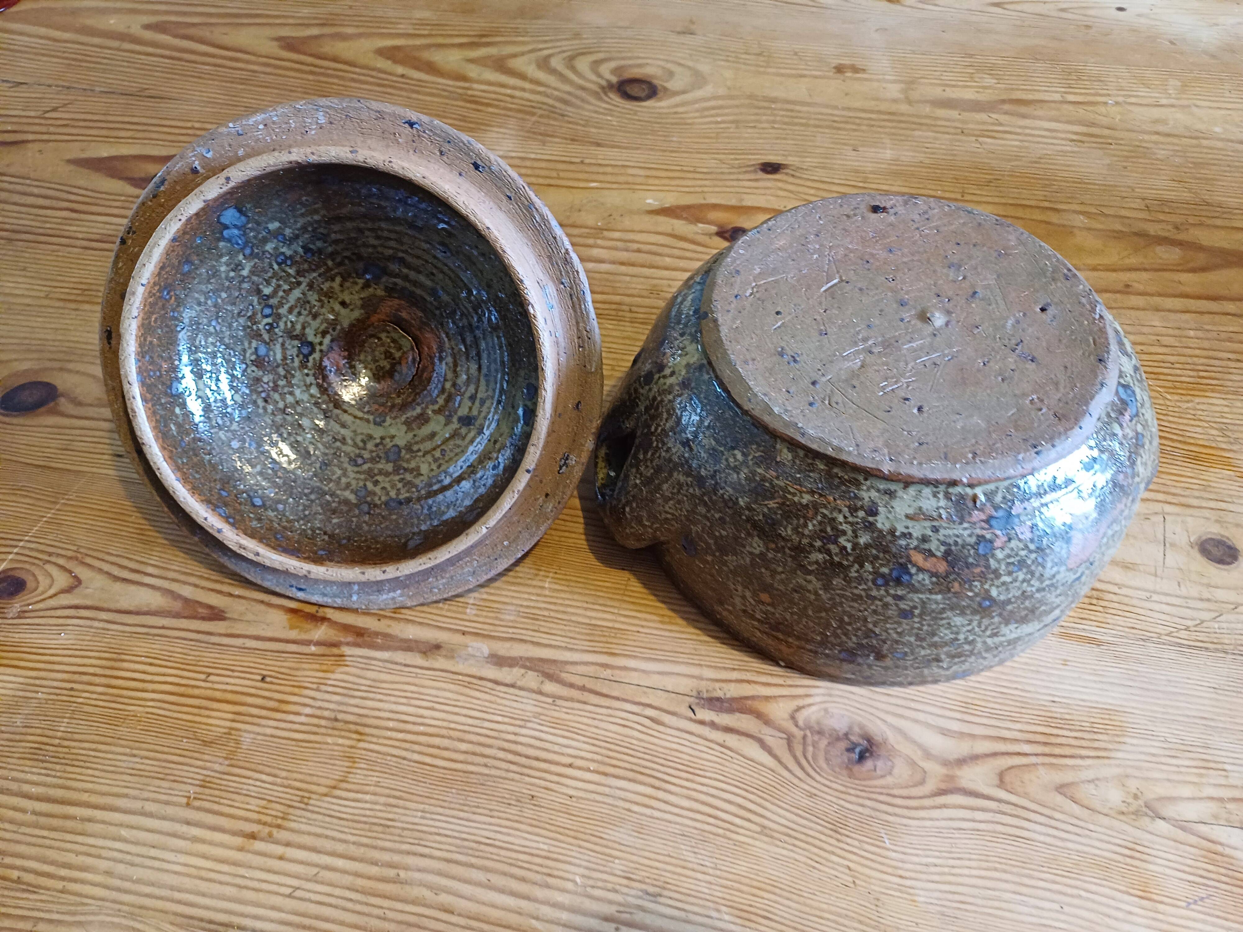1960s Stoneware Soup Tureen or Empty Pocket