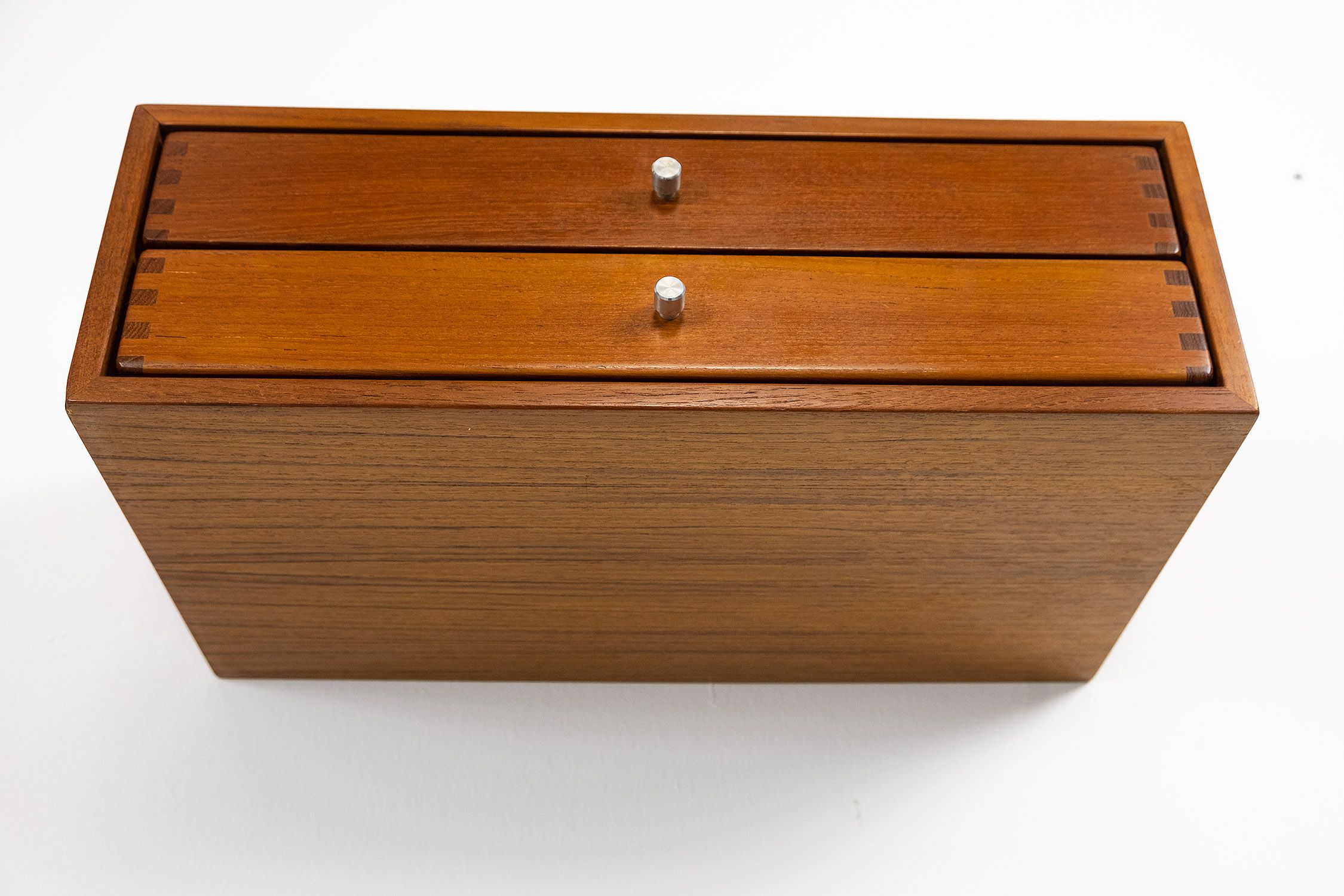 Console murale en teck par Kai Kristiansen pour Aksel Kjersgaard années 1960
