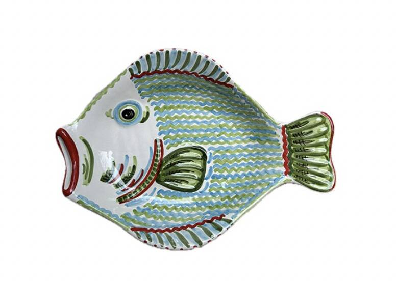 Large hollow portofino fish dish