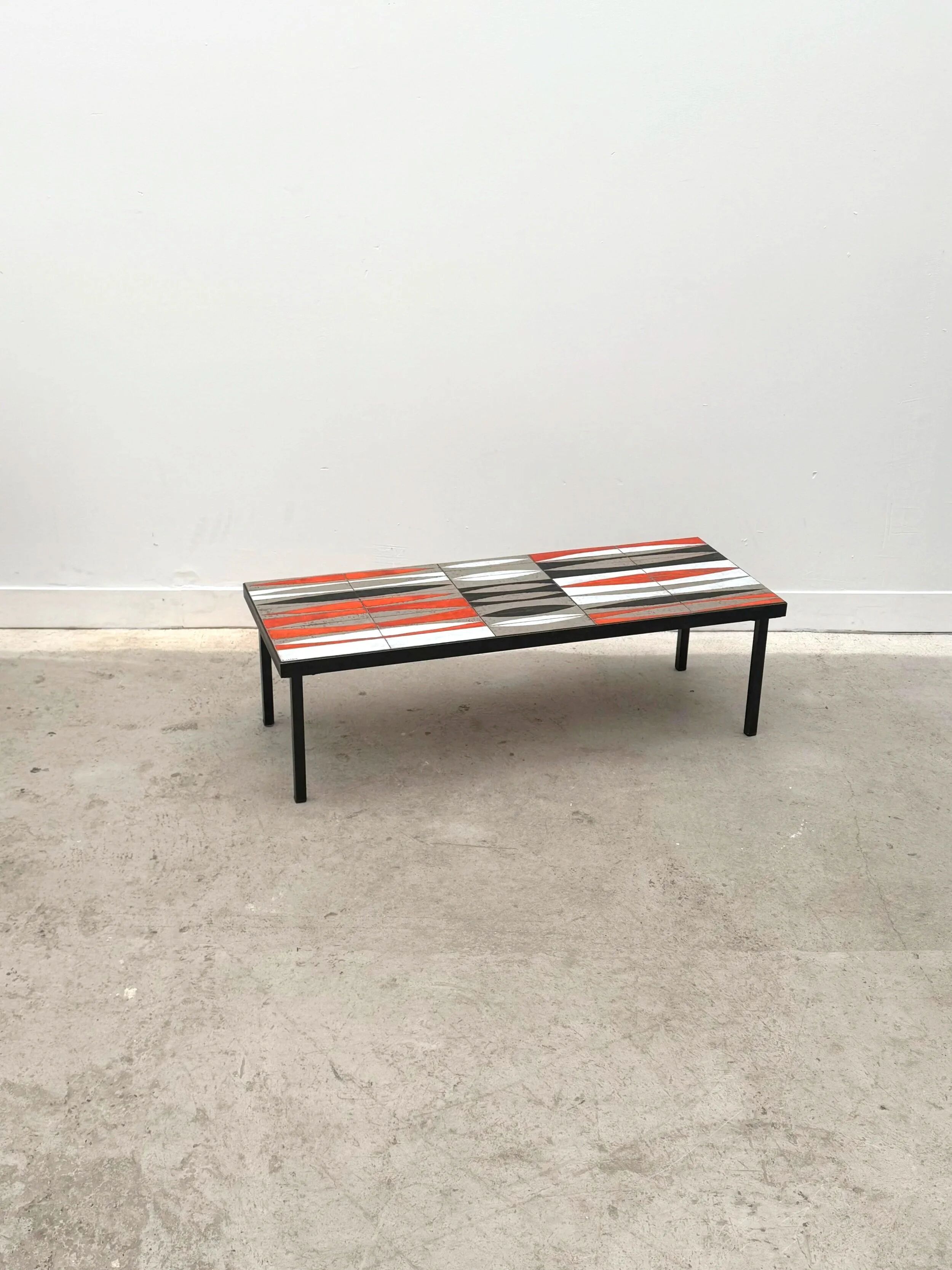 Table basse « Navette » de Roger Capron en céramique, 1950