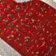 3x5 Red Contemporary Vintage Kilim Rug, 105x149Cm