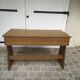 Vintage desk in brown formica