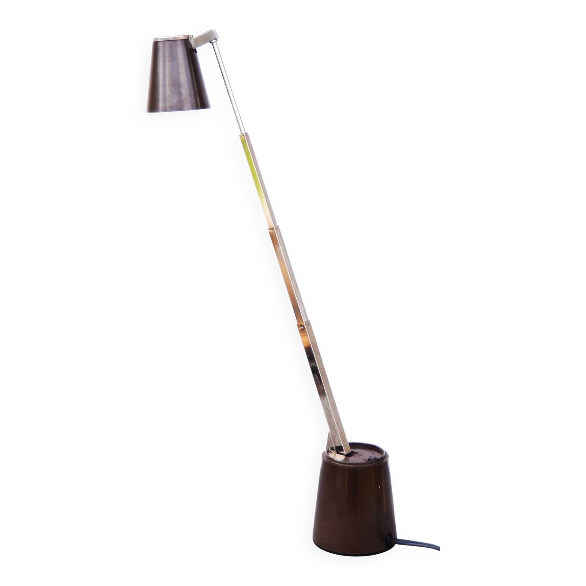 Lampe de bureau ou applique murale télescopique Brawn par Koch Creations - années 1960