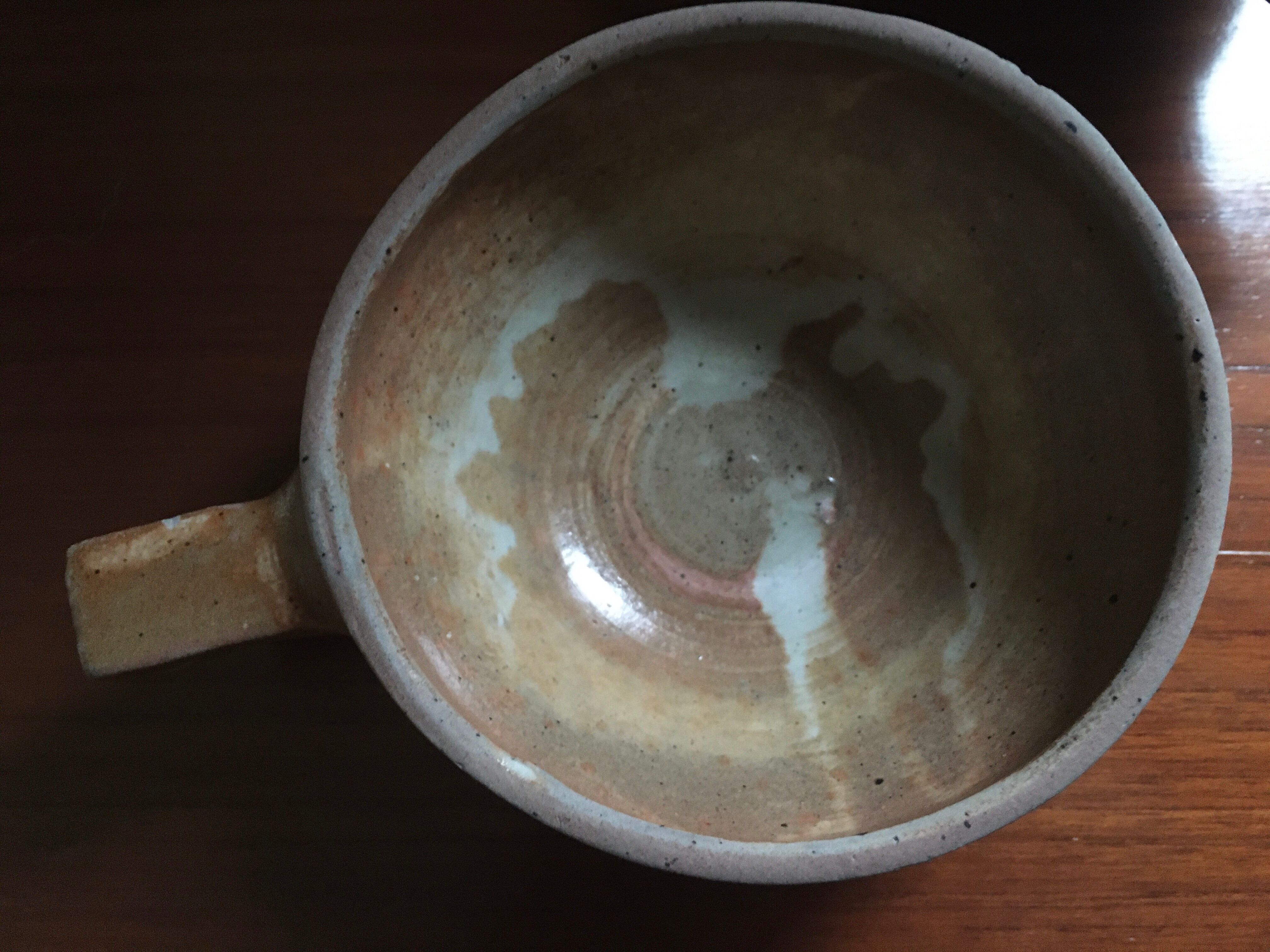 4 enamelled sandstone bowls