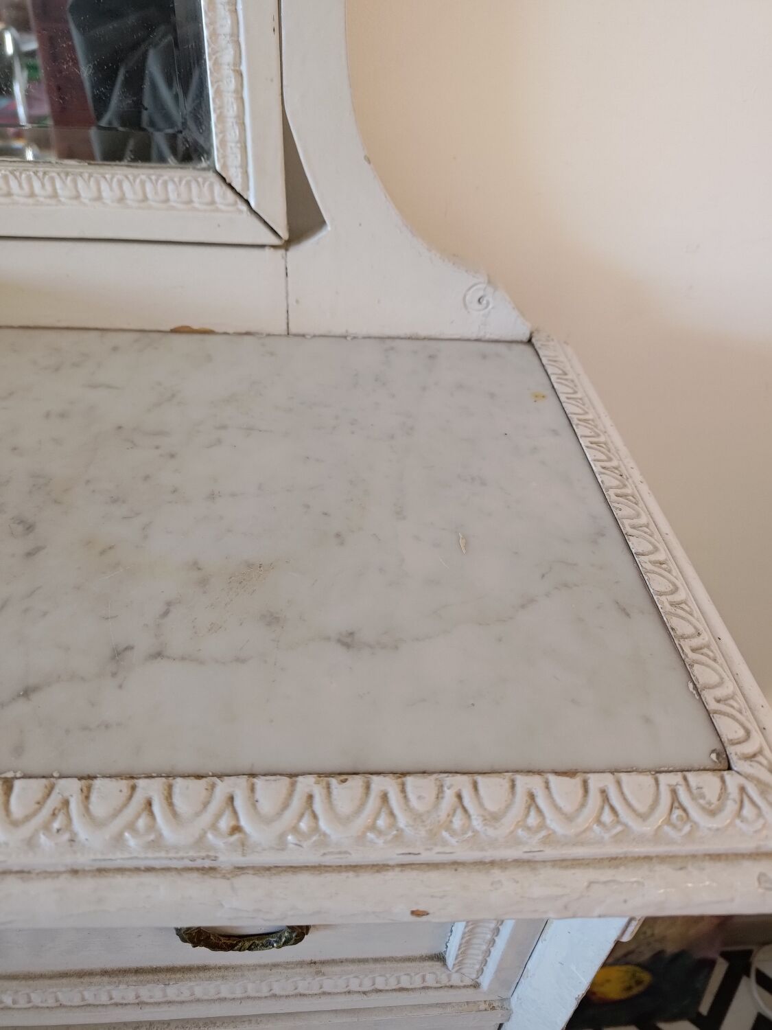 Commode coiffeuse de style Louis xvi