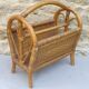 Bamboo magazine holder