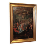 Antique painting - oil on canvas - Assumption of the Virgin, 18th century