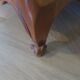 Rustic buffet Louis XV-Regency-jointed-massive wood-snail feet