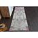 1970s Turkish Oushak Handmade Wool Cotton Beige Runner 77x245