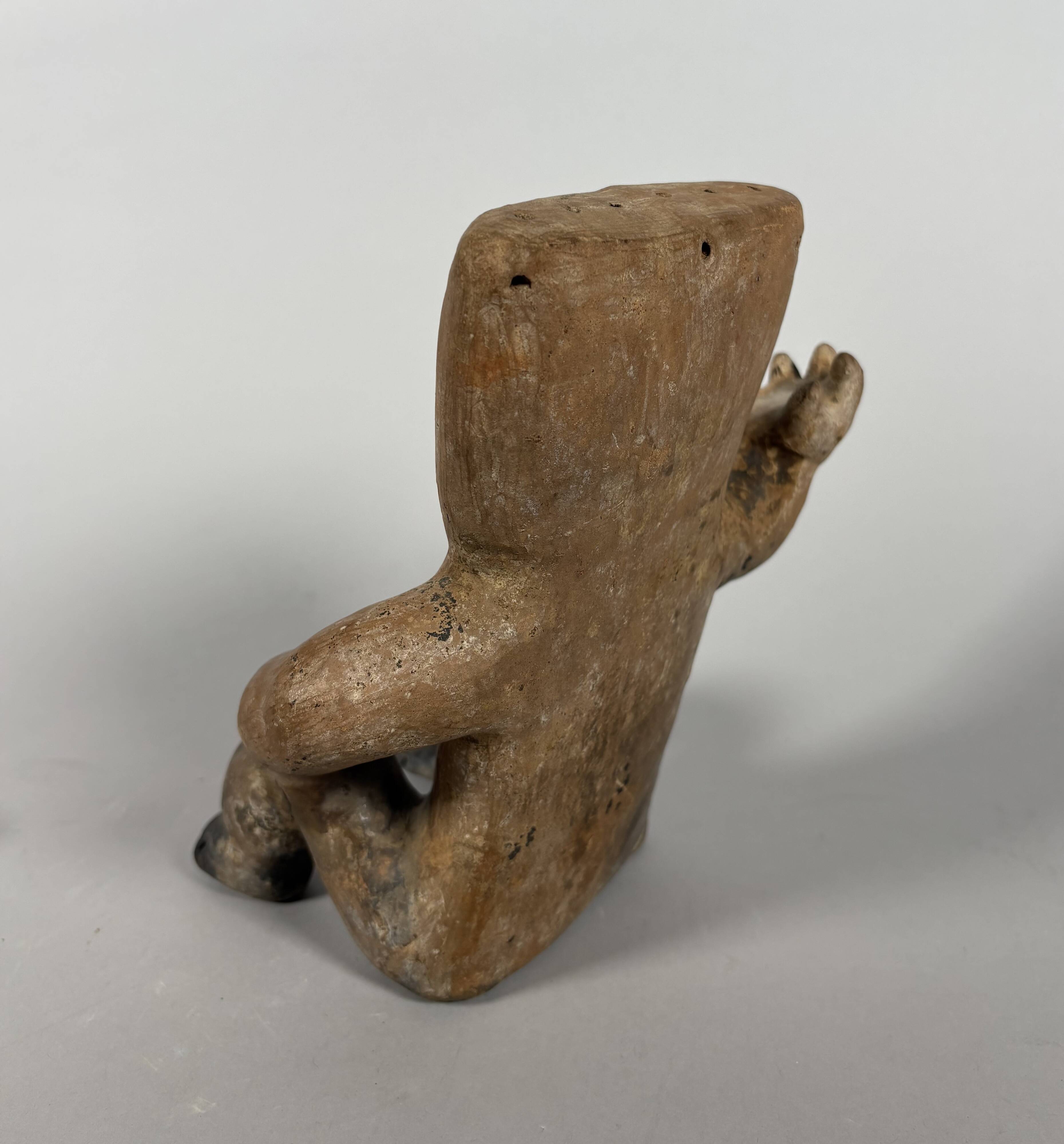 Quimbaya culture, Colombia circa 500-1500 AD. Sculpture of a chief.