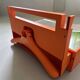 Allibert Paladin A40 orange, meuble mural, penderie, salle de bain space age, miroir vintage, années 70