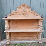 Antique carved wooden shelf