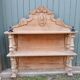 Étagère ancienne en bois sculpté