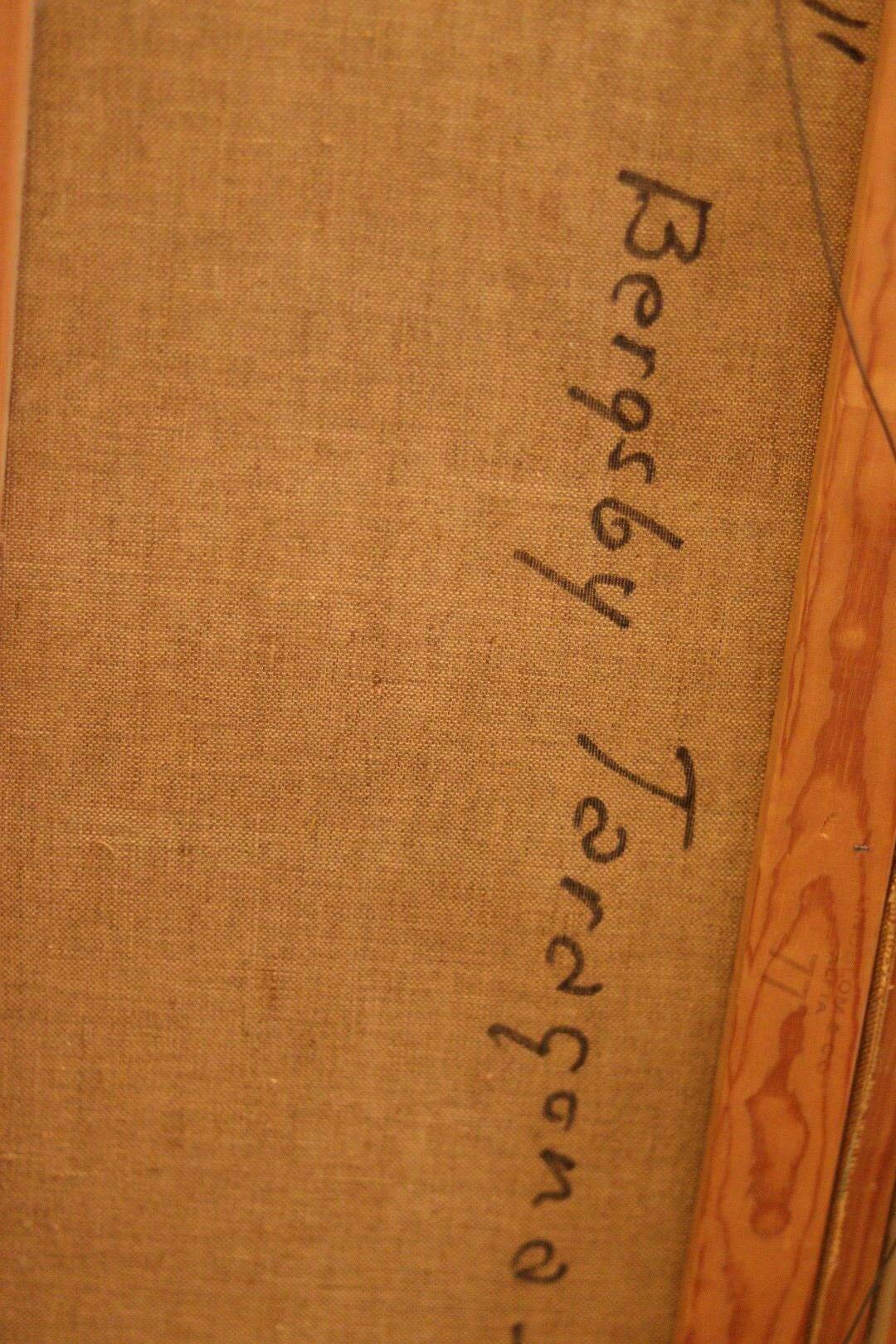 Original Swedish Oil on Canvas – “Bergsby Taragona” by Henry Eldin