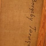 Original Swedish Oil on Canvas – “Bergsby Taragona” by Henry Eldin