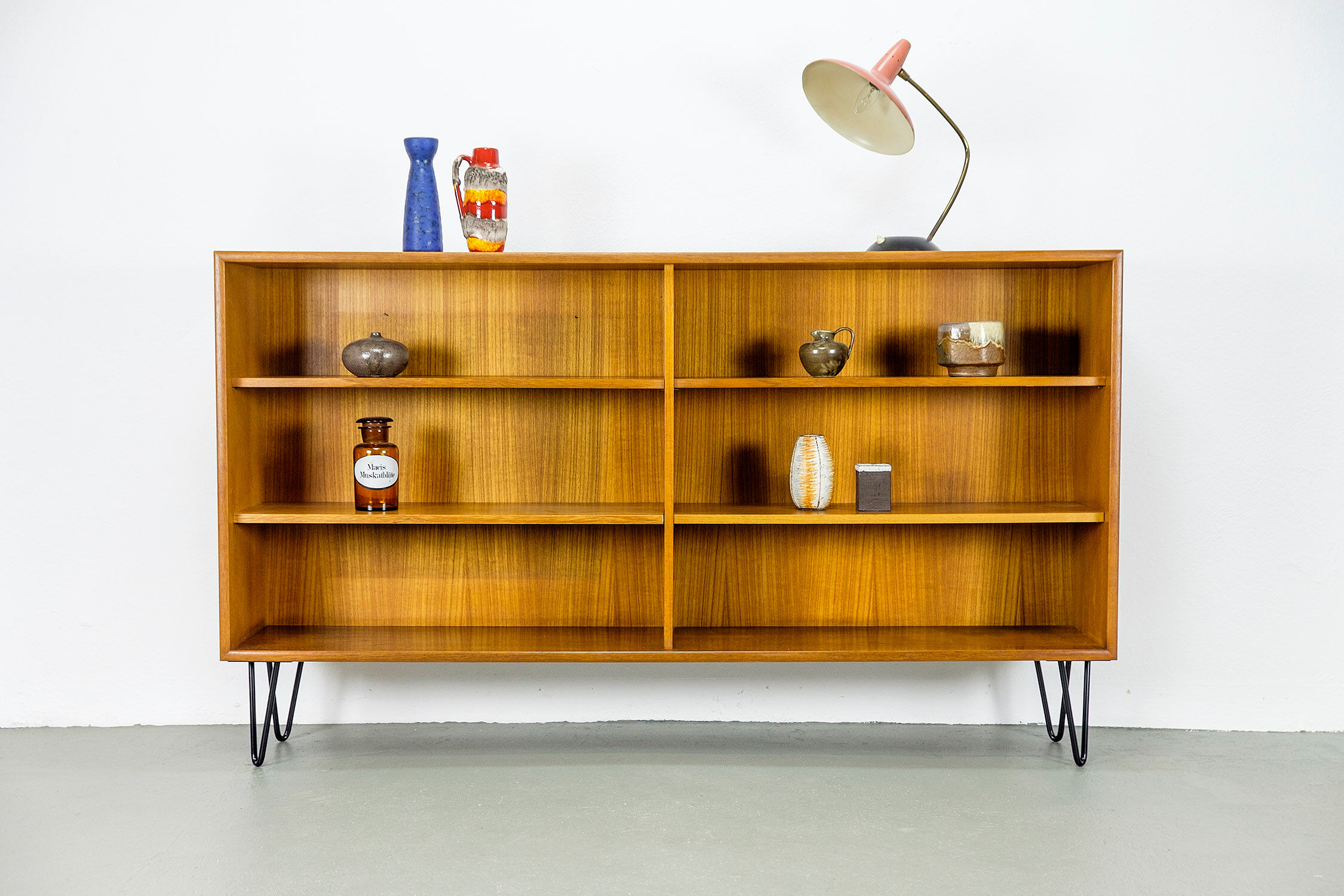 Teak bookcase from WK Möbel, 1970s