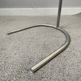 Round glass side table