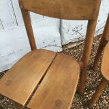 A pair of Chair grain of Café Pierre Gautier - Delaye