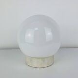 Vintage opaline ball wall light