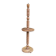 Art Deco floor lamp in solid wood in the style of Charles Dudouyt 1950