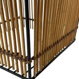 Vintage Rohe Noordwolde rattan basket by Dirk van Sliedrecht 60's Design