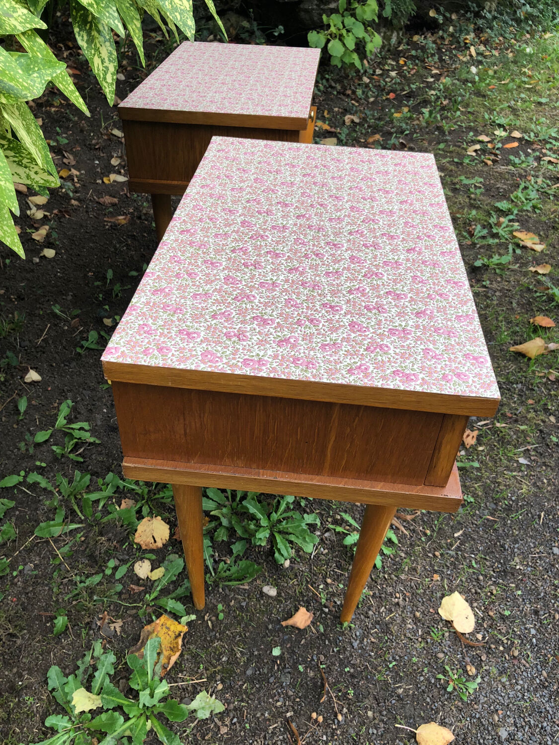 Vintage bedside tables