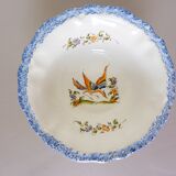 Empty pocket dish from the French pottery, Moustier model 2008149.