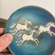 Empty Pocket Bowl Ceramic Taku Texas Artisanal Horses Studio Pottery