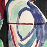 Bram VAN VELDE, In Two, 1977. Original lithograph signed with a brush