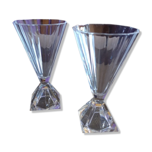 Coupe à champagne en cristal années