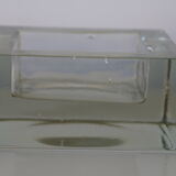 Glass paved ashtray