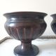Metal vases