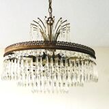 Lustre  cascade Vintage 60s. Hollywood Regency