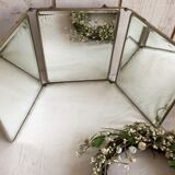 Large triptych mirror