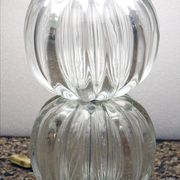 Lampe de table en verre soufflé de Murano, années 1970