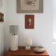 Greek woman's head in plaster