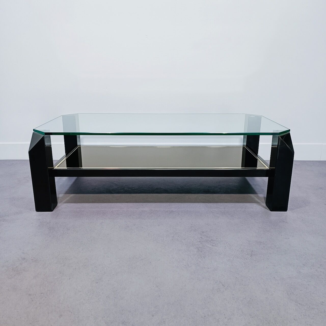 Belgo chrom black coffee table