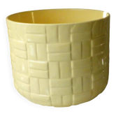 Chatelain france woven straw effect earthenware planter