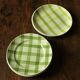 Lot 6 small vintage Scottish plates green yellow