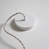 Malala "beige" large tile conical pendant light