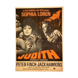 Original movie poster "Judith " 1966 Sophia Lauren